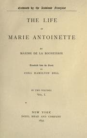 Tapa de The life of Marie Antoinette