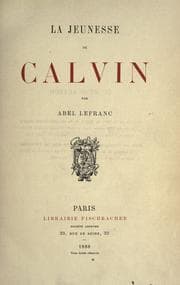 Tapa de La jeunesse de Calvin