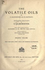 Tapa de The volatile oils