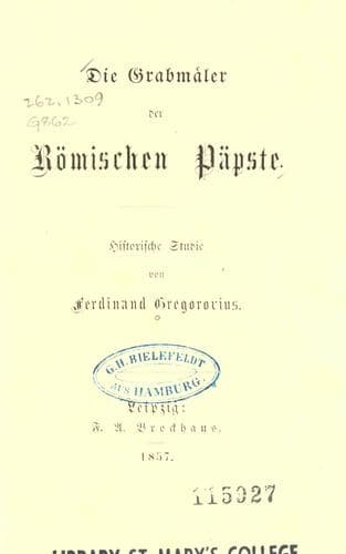 Tapa de Die Grabdenkmäler der Päpste
