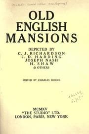 Tapa de Old English mansions