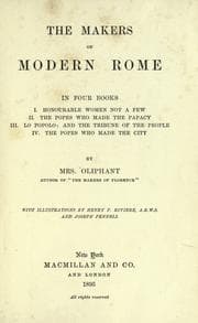 Tapa de The makers of modern Rome