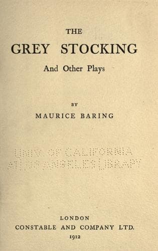 Tapa de The grey stocking