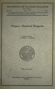 Tapa de Organic chemical reagents