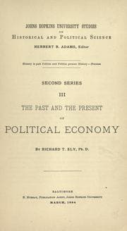 Tapa de The past and the present of political economy