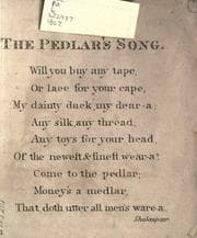 Tapa de The little woman and the pedlar