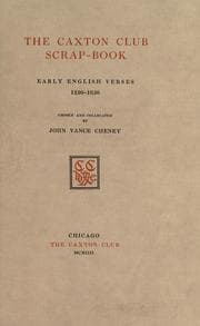 Tapa de The Caxton club scrap-book