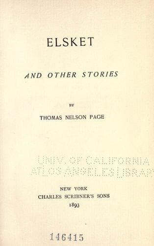 Tapa de Elsket, and other stories.