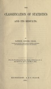 Tapa de The classification of statistics and its results