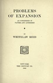 Tapa de Problems of expansion, as considered in papers and addresses