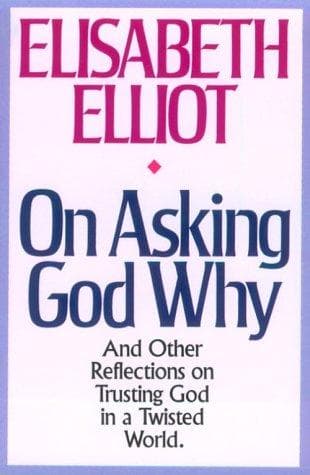 Tapa de On asking God why