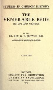 Tapa de The Venerable Bede, his life and writings