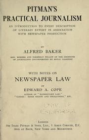 Tapa de Pitman's practical journalism