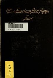 Tapa de The American short story