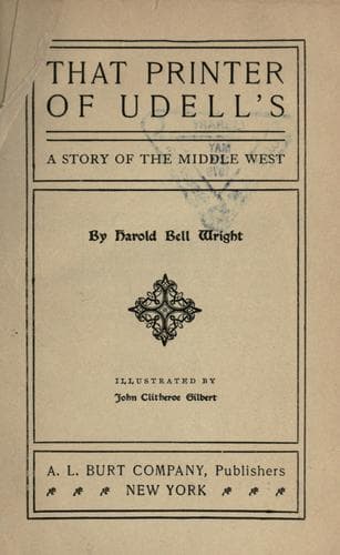 Tapa de That Printer of Udell's