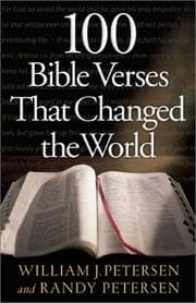 Tapa de 100 Bible verses that changed the world