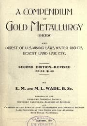 Tapa de A compendium of gold metallurgy (ores)