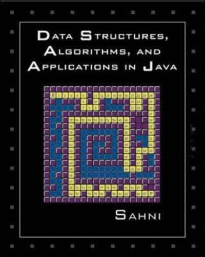 Tapa de Data Structures, Algorithms and Applications in Java