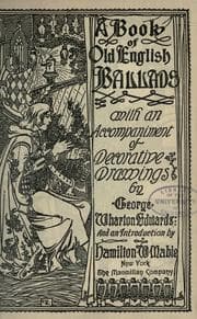 Tapa de A book of old English ballads