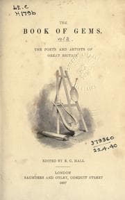 Tapa de The book of gems