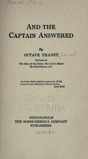 Tapa de And the captain answered