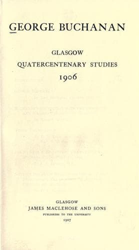 Tapa de George Buchanan
