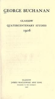 Tapa de George Buchanan