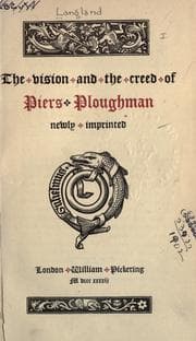Tapa de The vision and creed of Piers Ploughman