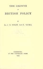 Tapa de The growth of British policy