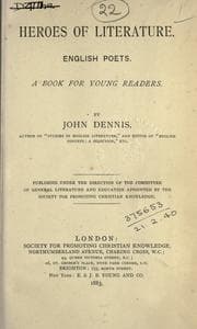 Tapa de Heroes of literature, English poets