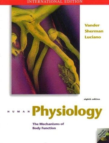 Tapa de Human Physiology (McGraw-Hill International Editions)