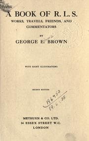 Tapa de A book of R.L.S