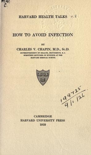 Tapa de How to Avoid Infection