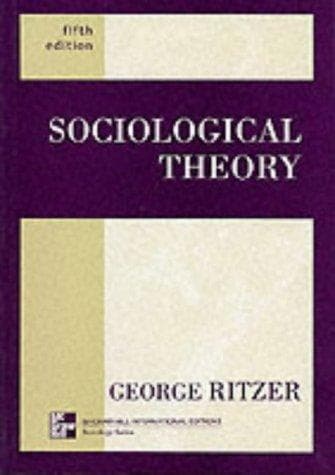Tapa de Sociological Theory