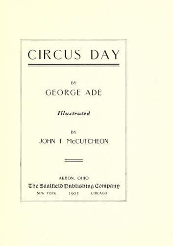 Tapa de Circus day