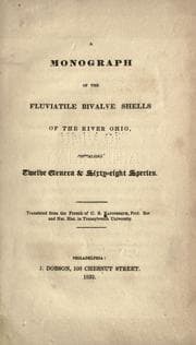 Tapa de A monograph of the fluviatile bivalve shells of the river Ohio