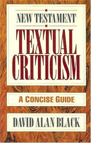 Tapa de New Testament textual criticism