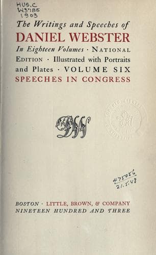 Tapa de The writings and speeches