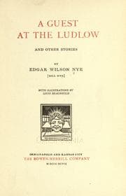 Tapa de A Guest at the Ludlow and Other Stories