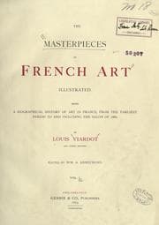 Tapa de The masterpieces of French art illustrated