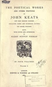 Tapa de Poetical works and other writings, now first brought together, including poems and numerous letters not before published
