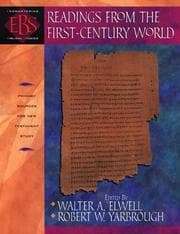 Tapa de Readings from the first-century world