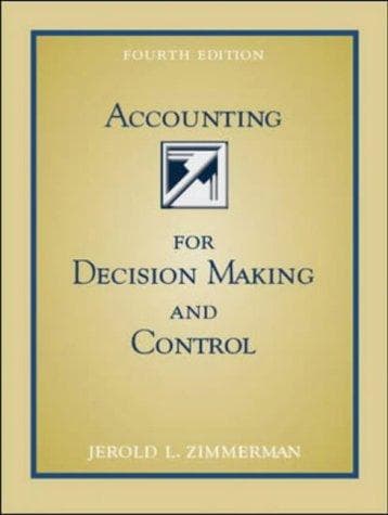 Tapa de Accounting for Decision Making and Control