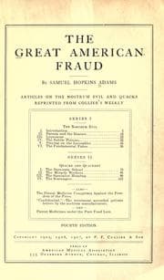 Tapa de The great American fraud