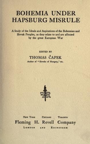 Tapa de Bohemia under Hapsburg misrule