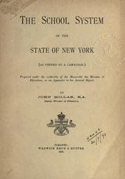 Tapa de The school system of the State of New York (as viewed by a Canadian)