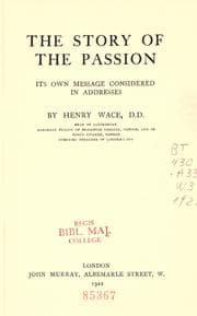 Tapa de The story of the passion