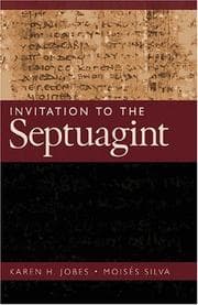 Tapa de Invitation to the Septuagint