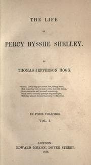 Tapa de The life of Percy Bysshe Shelley