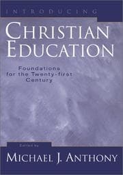 Tapa de Introducing Christian Education